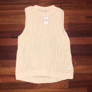 White sweater from Gap. New with tags!